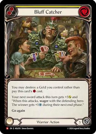 Bluff Catcher (Yellow) (AOL018) - Armory Deck: Olympia, Prized Fighter