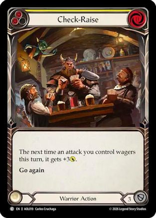 Check-Raise (Yellow) (AOL019) - Armory Deck: Olympia, Prized Fighter