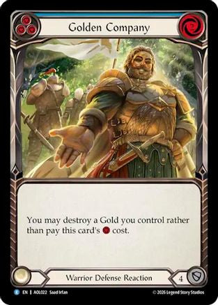 Golden Company (Blue) (AOL022) - Armory Deck: Olympia, Prized Fighter