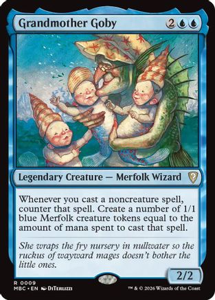Grandmother Goby (-009) - Mystery Booster Commander Edition