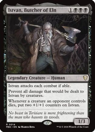 Istvan, Butcher of Eln (-014) - Mystery Booster Commander Edition Foil
