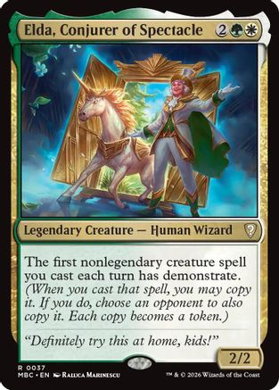 Elda, Conjurer of Spectacle (-037) - Mystery Booster Commander Edition Foil