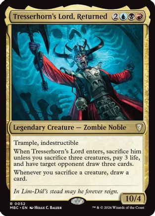 Tresserhorn's Lord, Returned (-052) - Mystery Booster Commander Edition