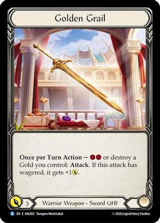 Golden Grail (AOL002) - Armory Deck: Olympia, Prized Fighter Rainbow Foil