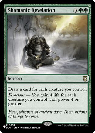 Shamanic Revelation (BLC) (LIST-237) - The List Reprints