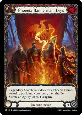 Phoenix Bannerman: Legs - FAB433 (FAB433) - Flesh and Blood: Promo Cards Cold Foil