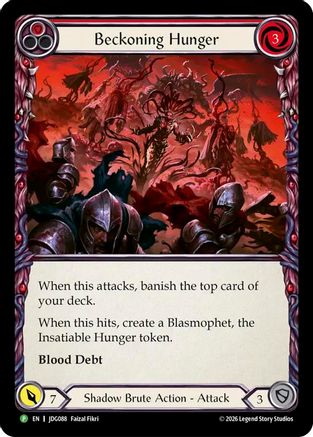 Beckoning Hunger - JDG088 (JDG088) - Flesh and Blood: Promo Cards Cold Foil