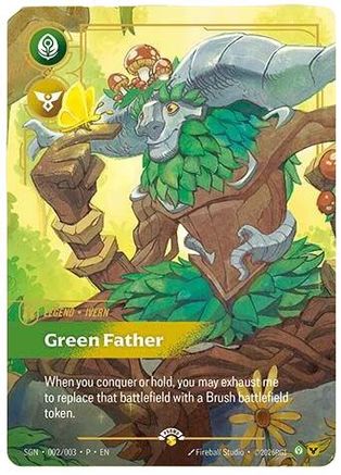 Ivern - Green Father (002/003) - Secret Garden Foil (Riftbound TCG)