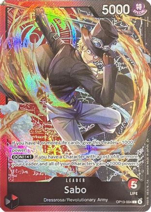 Sabo (Sound Loader Ace and Sabo Edition 2026) (OP13-004) - One Piece Promotion Cards Foil