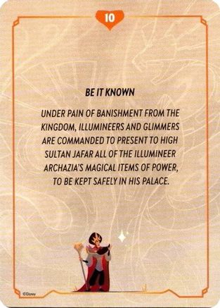 Reign of Jafar Lore Card (10 of 19)  - Reign of Jafar