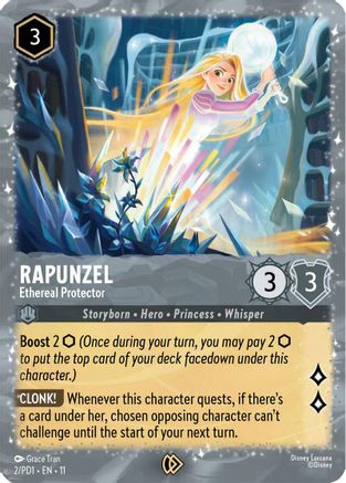 Rapunzel - Ethereal Protector (2) - Disney Lorcana Promo Cards Holofoil