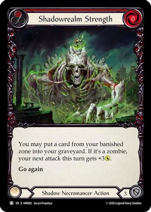 Shadowrealm Strength (IAR082) - Usurp the Shadow Throne Rainbow Foil