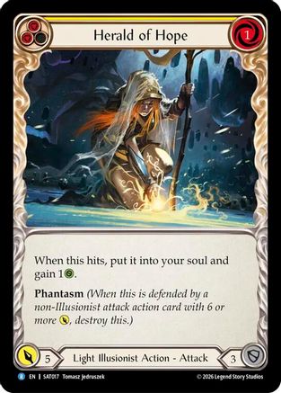 Herald of Hope (Yellow) (SAT017) - Silver Age: Usurp the Shadow Throne