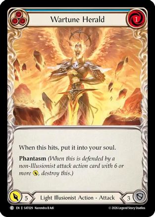 Wartune Herald (Blue) (SAT029) - Silver Age: Usurp the Shadow Throne