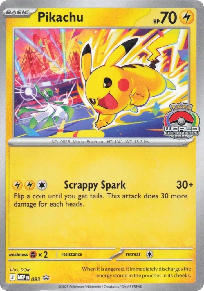 Pikachu 093 ME Mega Evolution Promo - Promo
