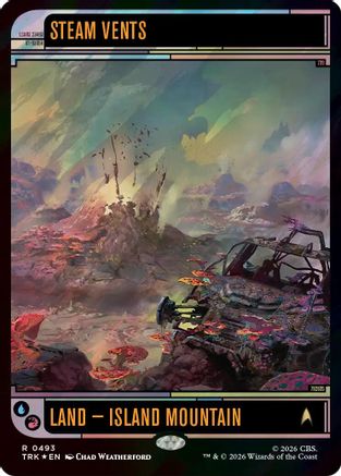 Steam Vents (Surge Foil) (TRK-493) - Star Trek Foil