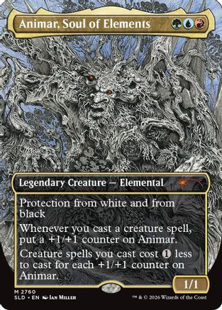 Animar, Soul of Elements (2760) (SLD-2760) - Secret Lair Drop Series