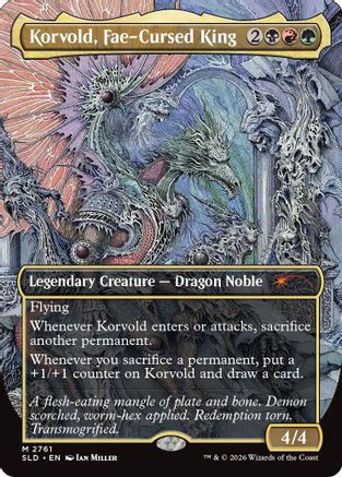Korvold, Fae-Cursed King (2761) (SLD-2761) - Secret Lair Drop Series Foil