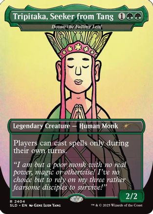 Tripitaka, Seeker from Tang - Dosan the Falling Leaf (SLD-2404) - Secret Lair Drop Series Foil