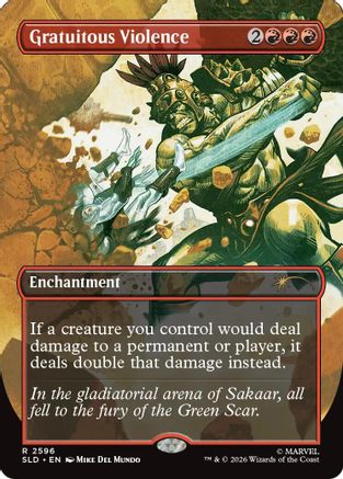 Gratuitous Violence (SLD-2596) - Secret Lair Drop Series Foil