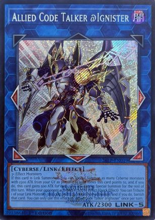 Allied Code Talker @Ignister (Emblazoned Secret Rare) (26LP-EN019) - Limited Pack World Championship 2026 1st Edition