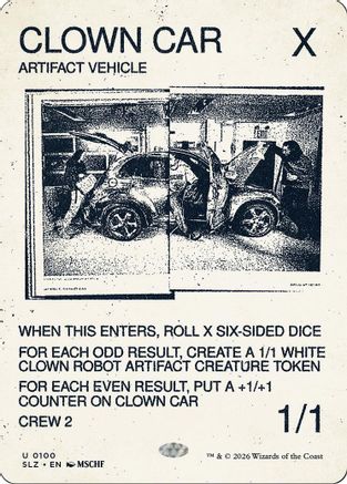 Clown Car (0100) (SLZ-100) - Secret Lair x MSCHF: The Zeta Set