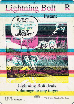 Lightning Bolt (0305) (SLZ-305) - Secret Lair x MSCHF: The Zeta Set