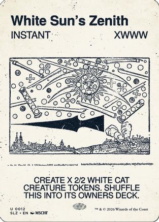 White Sun's Zenith (0012) (SLZ-012) - Secret Lair x MSCHF: The Zeta Set
