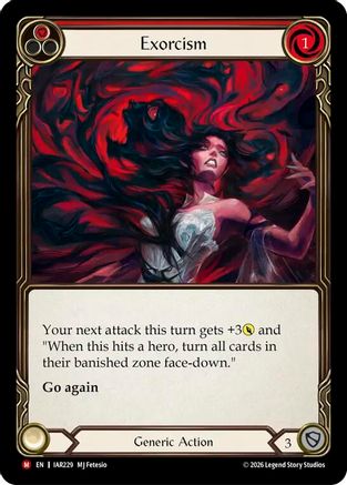 Exorcism (IAR229) - Usurp the Shadow Throne Rainbow Foil