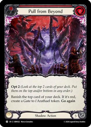 Pull From Beyond (Red) (SBW022) - Silver Age: Usurp the Shadow Throne