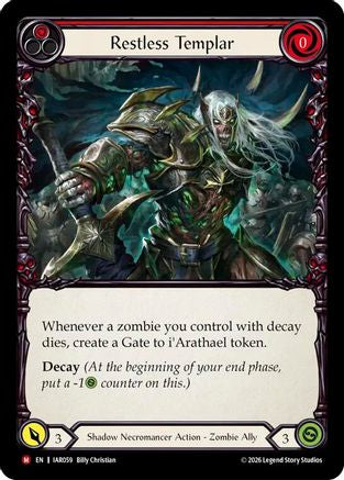 Restless Templar (IAR059) - Usurp the Shadow Throne
