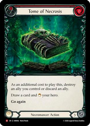 Tome of Necrosis (IAR092) - Usurp the Shadow Throne Rainbow Foil