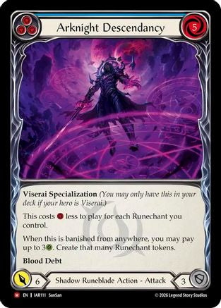 Arknight Descendancy (IAR111) - Usurp the Shadow Throne