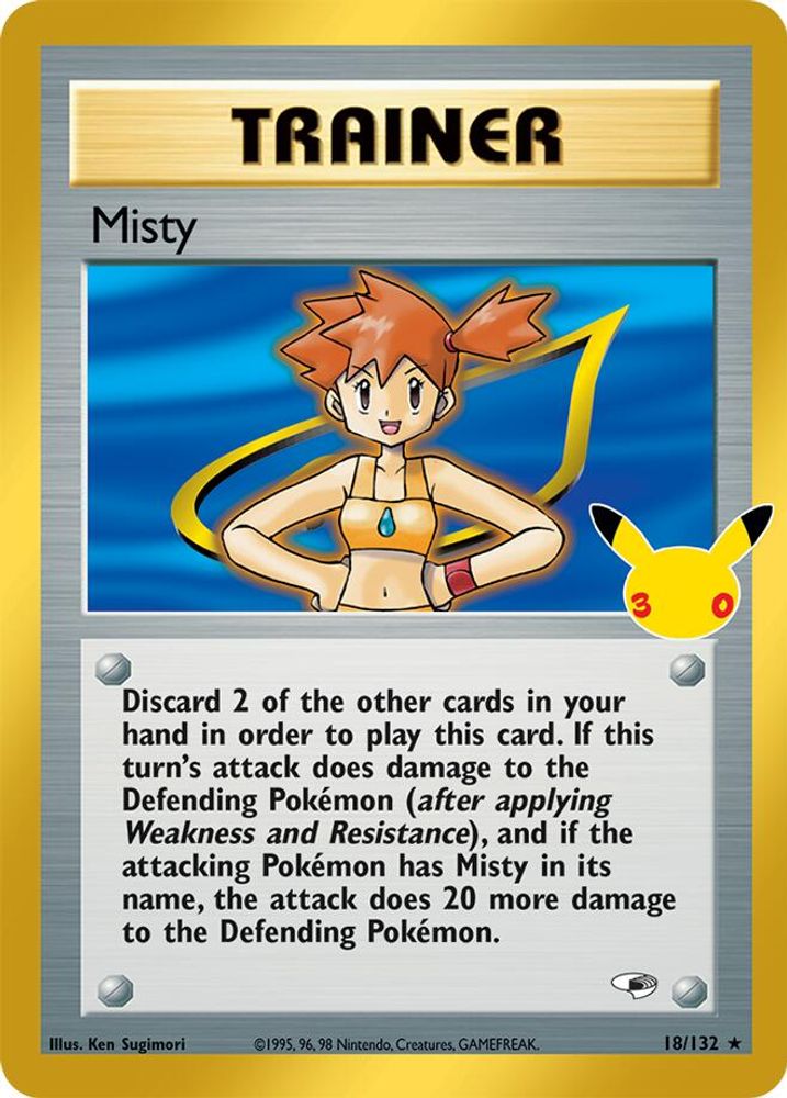 Misty 018 - Holofoil ME 30th Celebration Classic Collection - Classic Collection