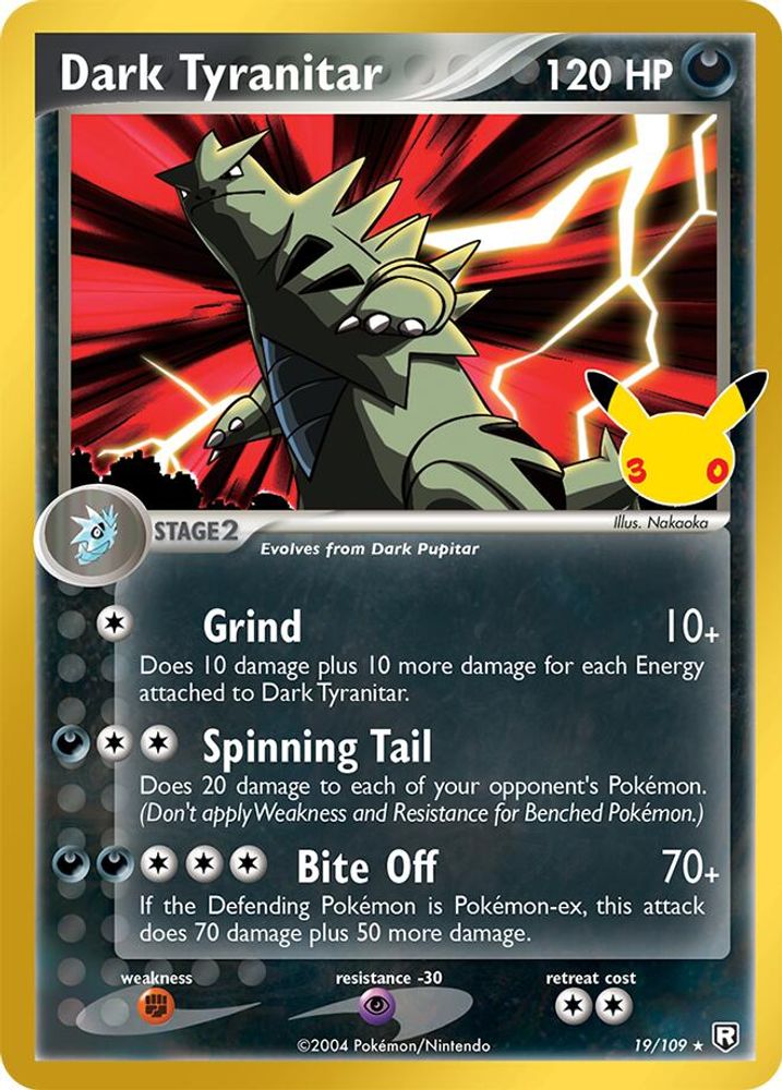 Dark Tyranitar 019 - Holofoil ME 30th Celebration Classic Collection - Classic Collection