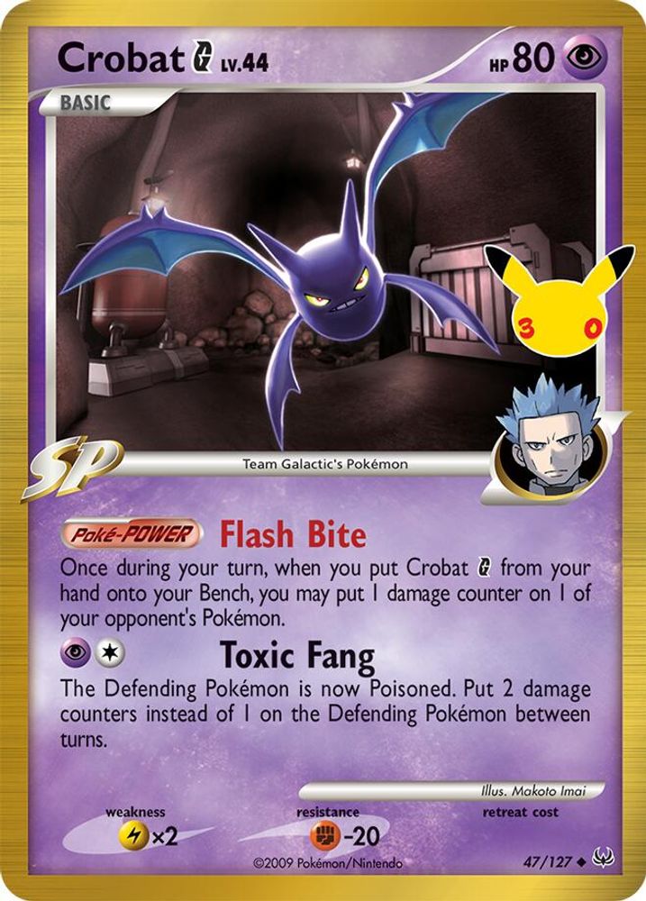 Crobat G 047 - Holofoil ME 30th Celebration Classic Collection - Classic Collection