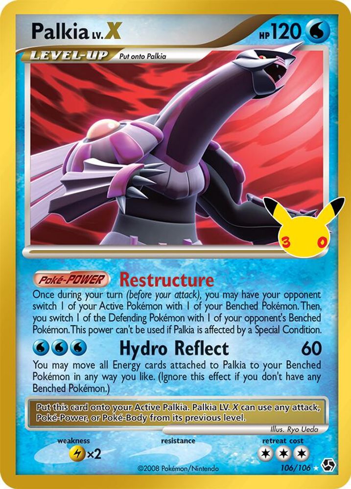 Palkia LV.X 106 - Holofoil ME 30th Celebration Classic Collection - Classic Collection
