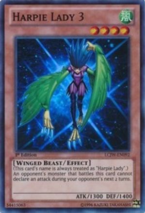 Harpie Lady 3 [LCJW-EN092] Super Rare