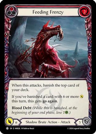 Feeding Frenzy (Red) (IAR026) - Usurp the Shadow Throne