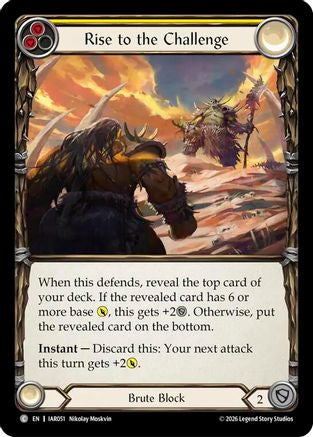 Rise to the Challenge (Yellow) (IAR051) - Usurp the Shadow Throne