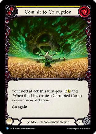 Commit to Corruption (Yellow) (IAR061) - Usurp the Shadow Throne