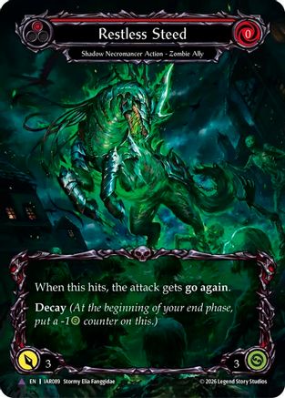 Restless Steed (Marvel) (IAR089) - Usurp the Shadow Throne Cold Foil
