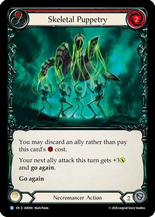 Skeletal Puppetry (Red) (IAR094) - Usurp the Shadow Throne