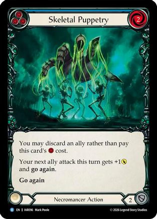 Skeletal Puppetry (Blue) (IAR096) - Usurp the Shadow Throne