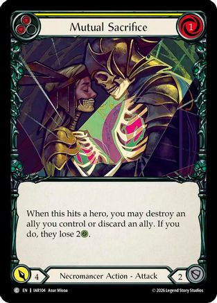 Mutual Sacrifice (Yellow) (IAR104) - Usurp the Shadow Throne