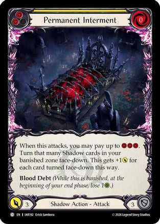 Permanent Interment (Yellow) (IAR192) - Usurp the Shadow Throne