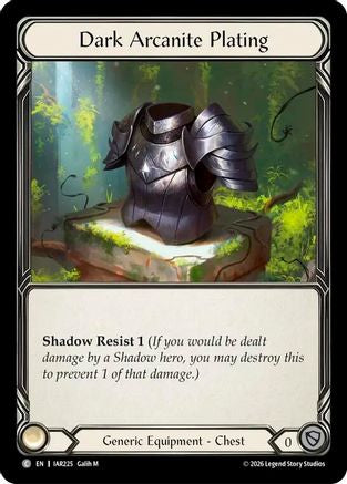 Dark Arcanite Plating (IAR225) - Usurp the Shadow Throne Cold Foil