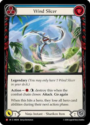 Wind Slicer (IAR246) - Usurp the Shadow Throne Cold Foil