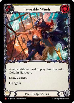 Favorable Winds (IAR251) - Usurp the Shadow Throne Rainbow Foil