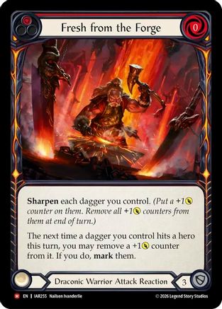 Fresh from the Forge (IAR255) - Usurp the Shadow Throne Rainbow Foil